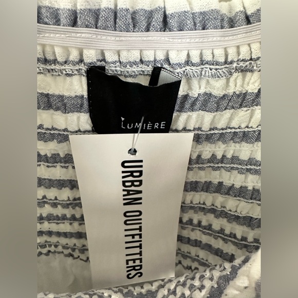 Urban Outfitters Lumiere Woven Blue/ White Stripe Dress. New with tag - Picture 11 of 11